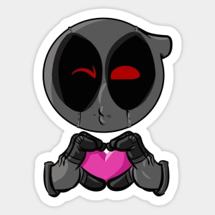 X-Force DP heart Emoji Sticker